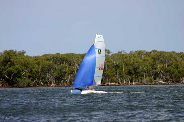 430-Rocket Displaying easy to launch spinnaker